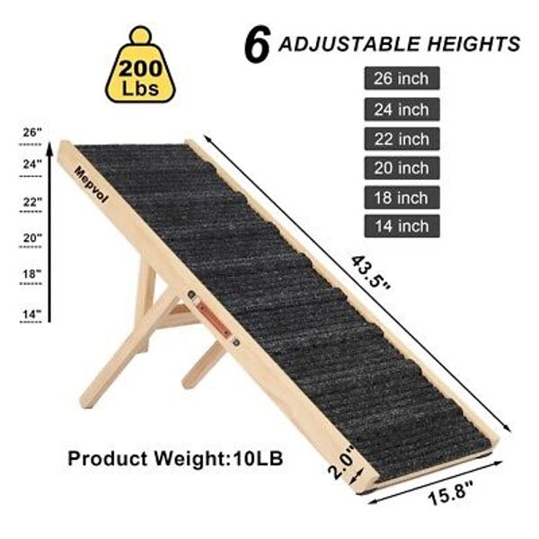 Dog Ramp,Stable Wooden Pet Ramp