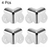 sourcing map Speaker Corner Protectors Cabinets Edge Corner Speaker Stackable Guard Wrap Angle 1.4 Inches Case Protection Metal 4pcs