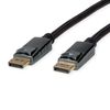 ROLINE DisplayPort Kabel, v1.4, DP ST - ST, schwarz/silber, 2 m