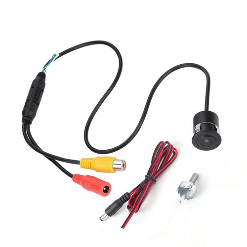 Mini Camera, 120° Wide Angle Wired IP68 Mini Color CCTV CCD Security Camera with Night Vision for Car Monitor
