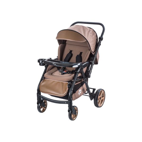 Baby Care 500 Combo Maxi Pro Çift Yönlü Puset Kahve