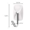 COMMAND Wire Hooks, 18 Pieces, Indoor White, Holds .5 Lbs.,18 Small Hooks