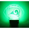 St. Louis Rams NFL Night Light Personalize LED Plug In, With Dusk to Dawn Sensor
