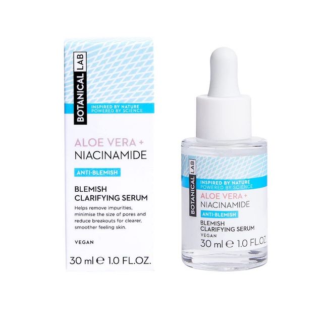 Botanicallab Aloevera Ve Niacinamide İçeren Akne Eğilimli Ciltler İçin Serum 30 ML