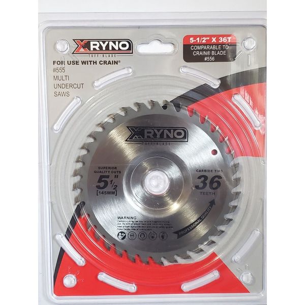 XRYNO Jamb Saw Blade Compare to Crain Blade 556 5-1/2" X 36T Crain 545, 555, 575