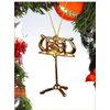 Gold Music Stand Tree Ornament