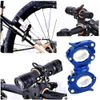 Bicycle Light Holder Flashlight Holder Multifunctional 360 Degree Rotation 3 Gear Adjustable Bicycle LED Flashlight Bracket (Blue)
