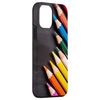 iPhone 12 mini Colored Pencils Pattern Teacher Design スマホケース