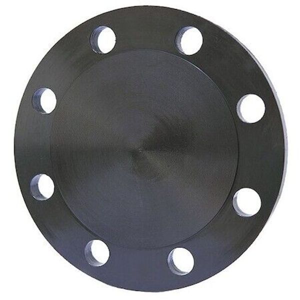 Zoro Select Flcs1rfbl400 Welded, Black Steel Blind Flange, Class 150