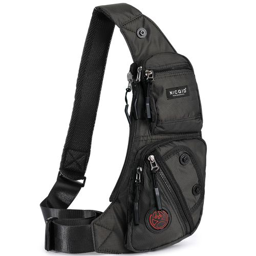 NICGID Sling Bag Chest Shoulder Backpack Crossbody Bags Casual Daypack for Men Women