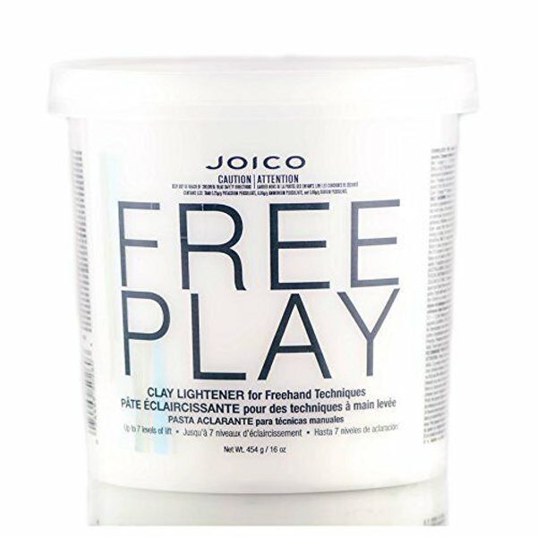 Joico FreePlay Bleach Clay Lightener for Free Hand Techniques 16oz.
