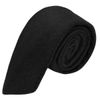 King & Priory Black Donegal Tweed Tie