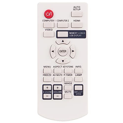 N2QAYA000110 Replace Remote Control Work for Panasonic Projector PT-LB360 PT-LB300 PT-LW330 LB-LW280 PT-LB300 PT-TW400 PT-TW310 PT-TW210 PT-LW330 PT-LW280 PT-LB360 PT-LB330 PT-LB280 LB-LW330 LB-LW300