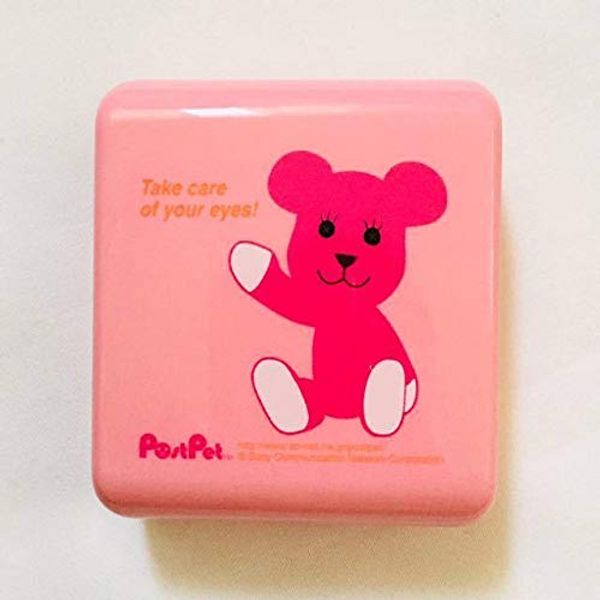 PostPet Momo Soft Contact Lens Case Pink, Casual