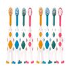 newrichbee 8 Packs Kids Toothbrushes, Extra Soft Lovely Little Deer Toothbrush for Kids 2-8 Years (Pink&Orange&Blue&Green)