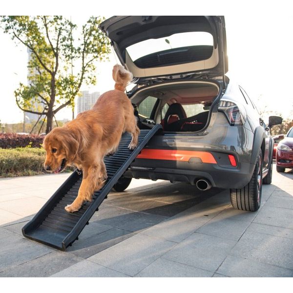 Mr Barker Heavy Duty Plastic Folding Dog Ramp Pet Ramp for Dogs Car Ramp