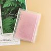 OTCRAFT A5 6 Ring Binder Cover Clean Transparent Soft PVC for Refillable Notebook Shell withMatte surfaceforStamp & Die Storage