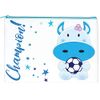 A4 Size (34x24cm) PVC Made Large Zipper Bag/Wallets Assorted Colour-Back to School (Random)