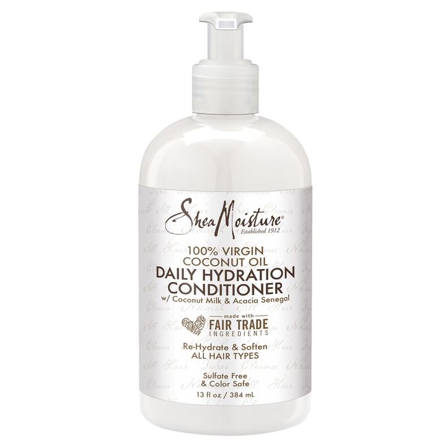 Sheamoisture Daily Hydrating Conditioner For All Hair Types 100% Virgin Coconut Oil Sulfate-Free 13 oz (Packaging May Vary)