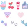 KIYOHARA Classical Modern Scrunchie Patch Set, A, 12 Pieces, CMOCWS