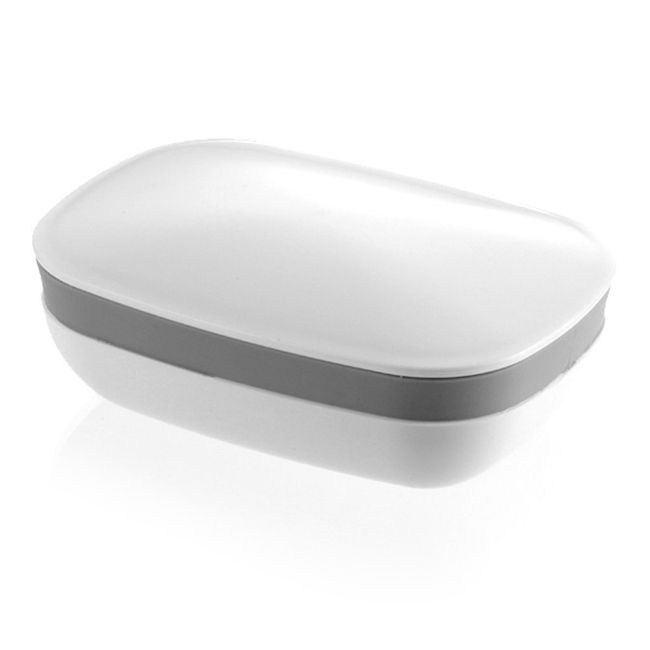 Richell Hayur Soap Box, Square, White