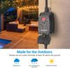 DEWENWILS 3Pcs Outdoor Indoor Wireless Remote Control Outlet 12 Remote 100FT