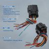 10 Pin 10 Wire Waterproof Electrical 1.8mm Wire Connector Mating Harness Plug