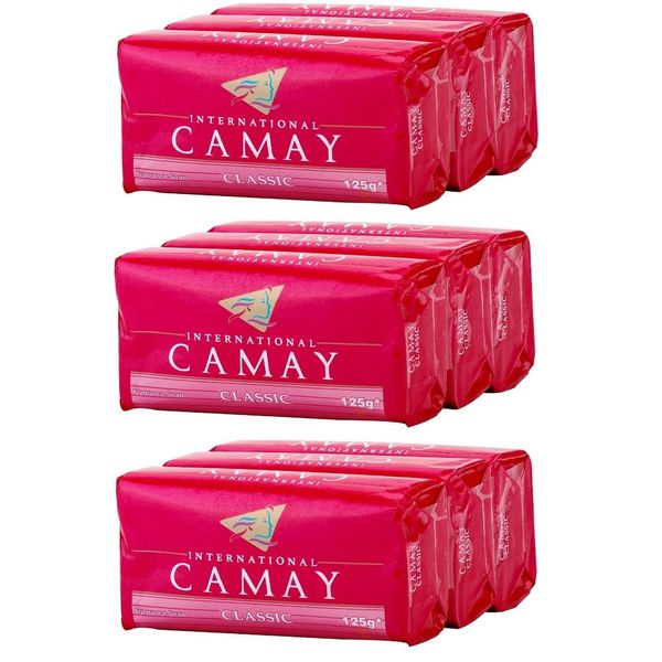 Camay Classic Bar Soap 3 Bars in A Pack 3 Pack (9 Bars)