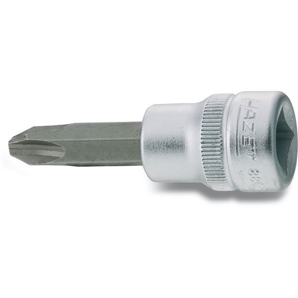 HAZET 8806-PH2 Cross Recess Profile PH Screwdriver Socket - CVD-Tin Coated