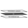 Dvorak Simplified Transparent Keyboard Stickers (White)