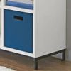 8 Cube Display Stand Organizer White Cubby Shelving Bookcase Vinyl Room Storage