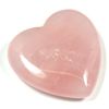 1” Rose Quartz Heart Crystal, Healing Stone for Heart Chakra and Positive Energy, Rose Quartz Crystal Heart Shape, Love Heart Crystal