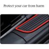 4x For Jeep Wrangler Rubber Car Door Threshold Sill Cover Panel Step Protector