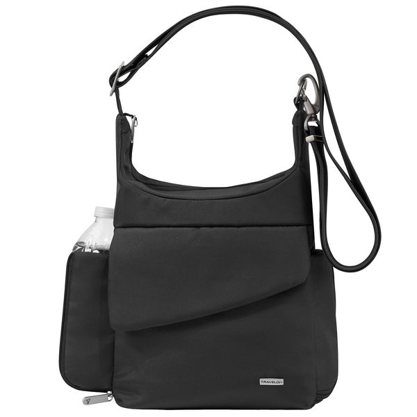 Travelon Women's Anti-Theft Classic Messenger Bag, Black, One Size