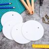 NUOBESTY Round Ceiling Cover Plate Electrical Outlet Cover for Wall 4 Pack White Plastic