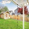 Rain Chain Bird Cage Set 8.5Ft, Not Rust Wrought Iron Rain Chains for Gutters wi