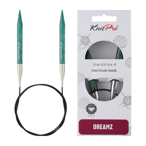 KnitPro Dreamz Fixed Circular Needles 16" (40cm) | Size 10.00mm
