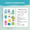 46 Sheet Temporary Tattoo for Kids, CAYUDEN Waterproof Fake Tattoo Set Kids Glow in the Dark Tattoos Sticker Kit Glowing Dinosaur Unicorn Tattoo Stickers Children' Cartoon Tattoo for Boys Girls Party