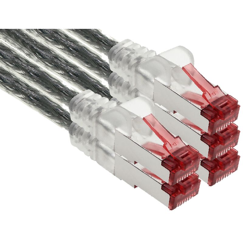 1x 10m CAT6 patch cable S/FTP PIMF shielding CAT.6 RJ45