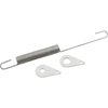 Brake Pedal Return Spring With Mounting Tabs, Stainless Steel