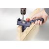 kwb DÜBELPROFI Universal Dowel Jig with Adjustable Hole Sizes, Precise Woodworking Tool