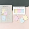 Monolike Color Palette Sticky Grid 300 B Set 4p - 30 Sheets Per Design, Sticky Notes