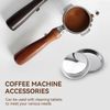 58mm Coffee Machine Backflush Insert Filter, Stainless Steel Backflush Insert Blind Filter for Espresso Coffee Machine