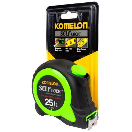 Komelon SL2825 Self Lock 25-Foot Power Tape