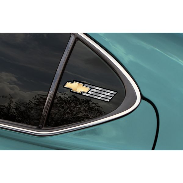 Chroma Graphics Chevy Slimline Classic Emblemz 4.5" x 9" Decal