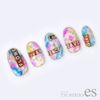 TSUMEKIRA ES-MNA-101 Nail Stickers, es, Mini Alphabet, White