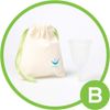 Mooncup Silicone Menstrual Cup Size B (Pack of 2)
