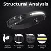 5X Waterproof COB Headlamp Night Buddy LED Sensor 230° Head Torch Headlight Lamp