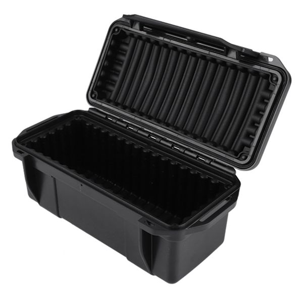 Waterproof Box, Outdoor Waterproof Shockproof Sealed Box Case Dry Storage Box Container (C)