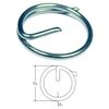 Split Cotter Ring - O/D 19mm x 1.5mm C/S - A4 (marine grade) Stainless - 10 pack
